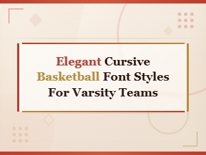 Elegant Cursive Basketball Font Styles for Varsity Teams | Script Varsity Fonts