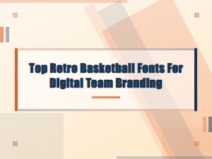 Top Retro Basketball Fonts for Digital Team Branding